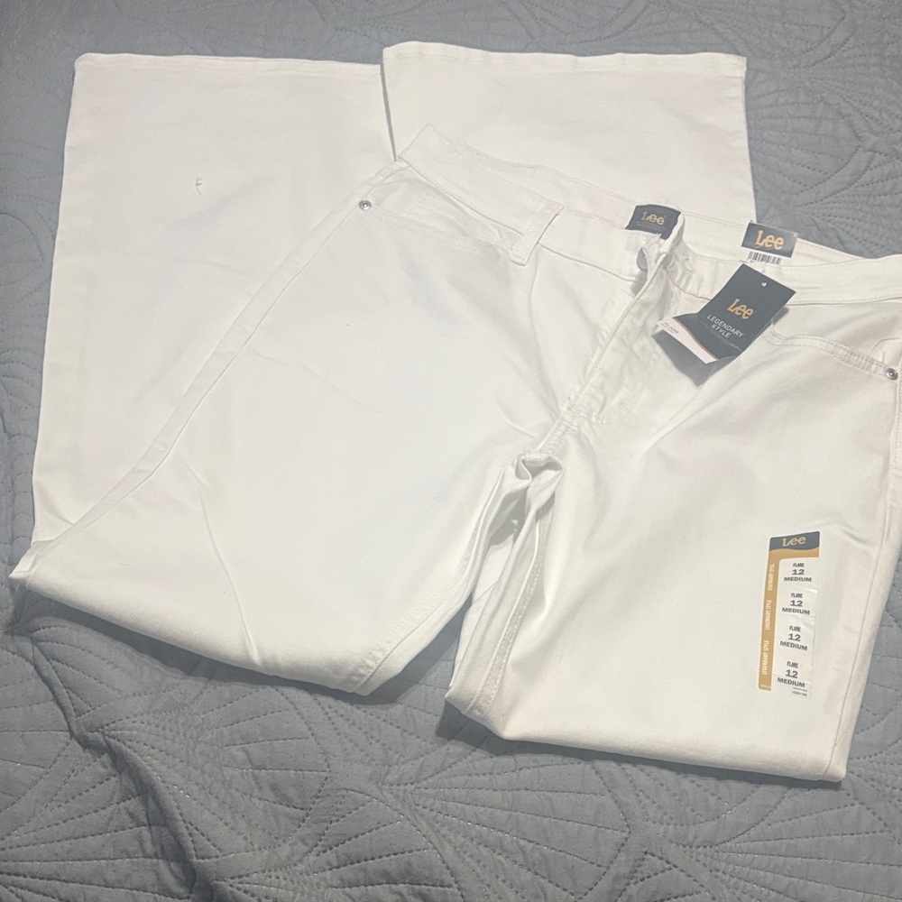 Lee White Slim-Fit Jeans